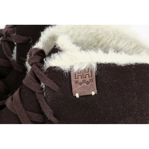 Helly Hansen Ellida Lace-up Ankle Boots Suede Coffee Bean Women's 42 (10-10.5M) - Picture 2 of 6